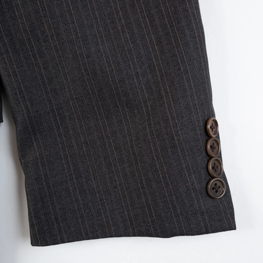 CANALI grey pinstripe blazer Made in Italy size US 42 (Italy 52)